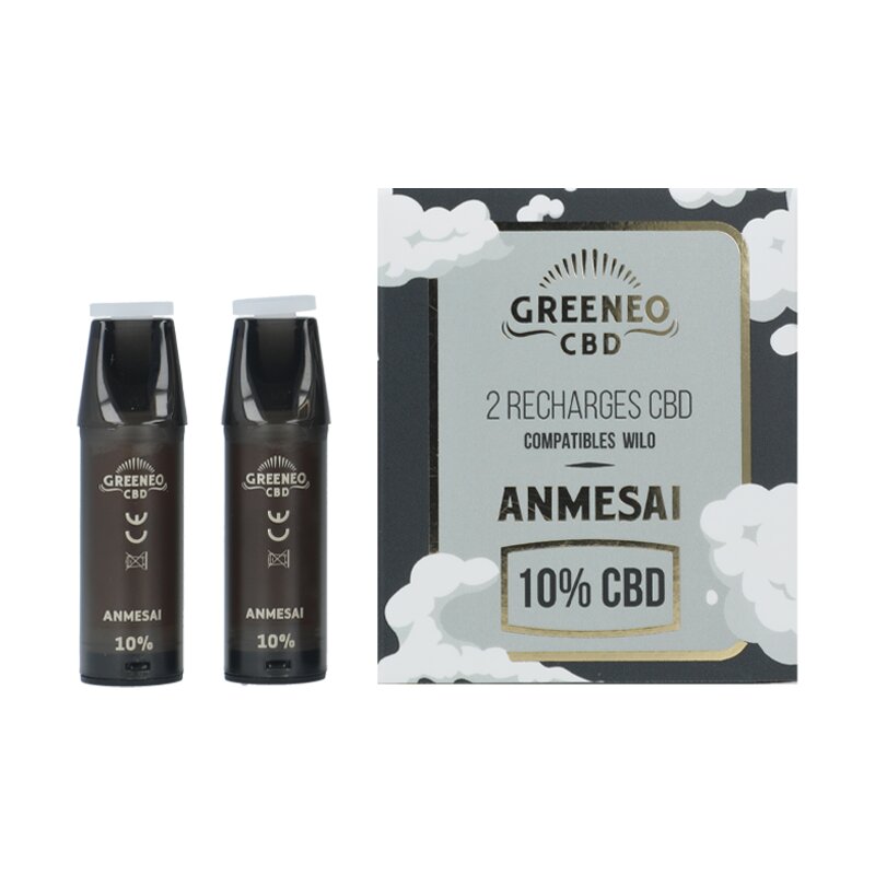 Boîte de 2 cartouches CBD Anmesai - Greeneo